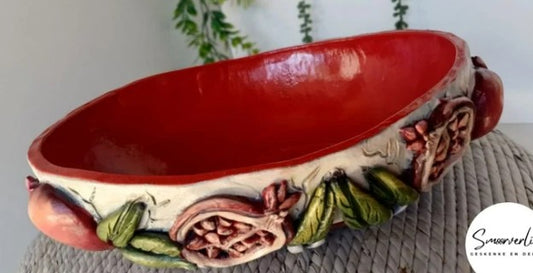 Glaze bak Granaat ovaal
