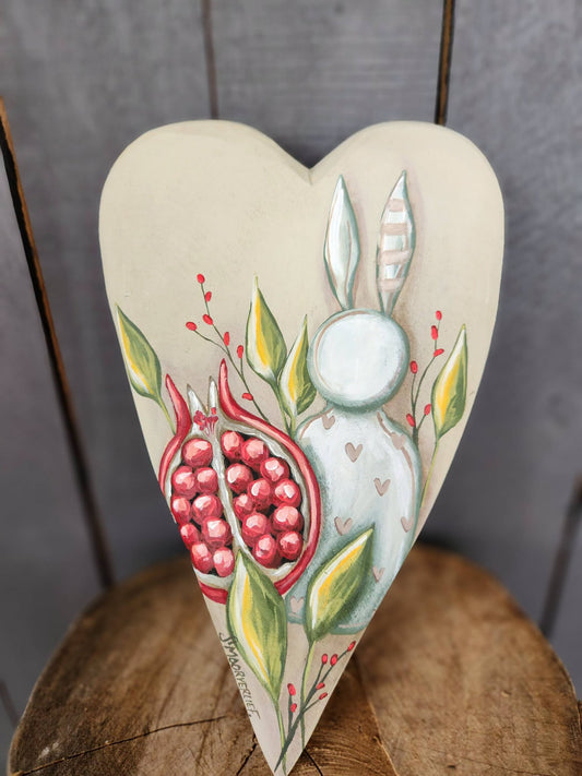 Hout hart geverf