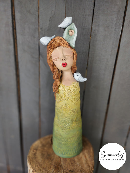 Pottery pop met huisie