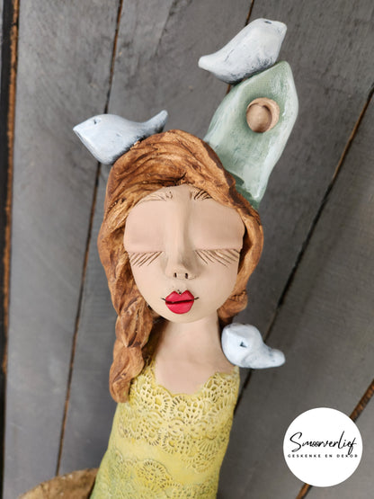 Pottery pop met huisie